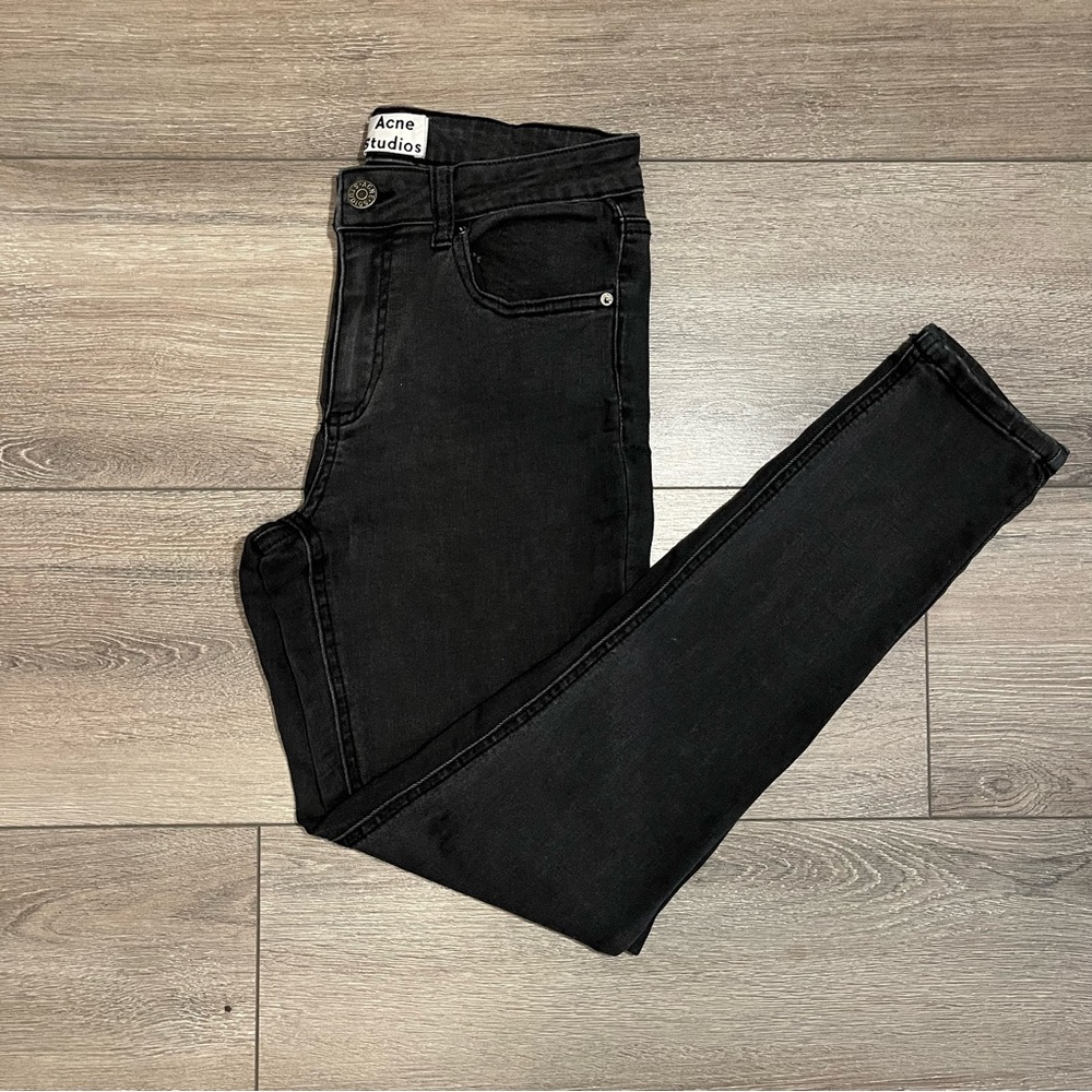 Acne Studios skinny fit jeans (grey/black)